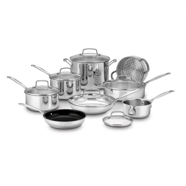 Cuisinart Chef's Classic Stainless 14-Piece Set, Stainless Steel
