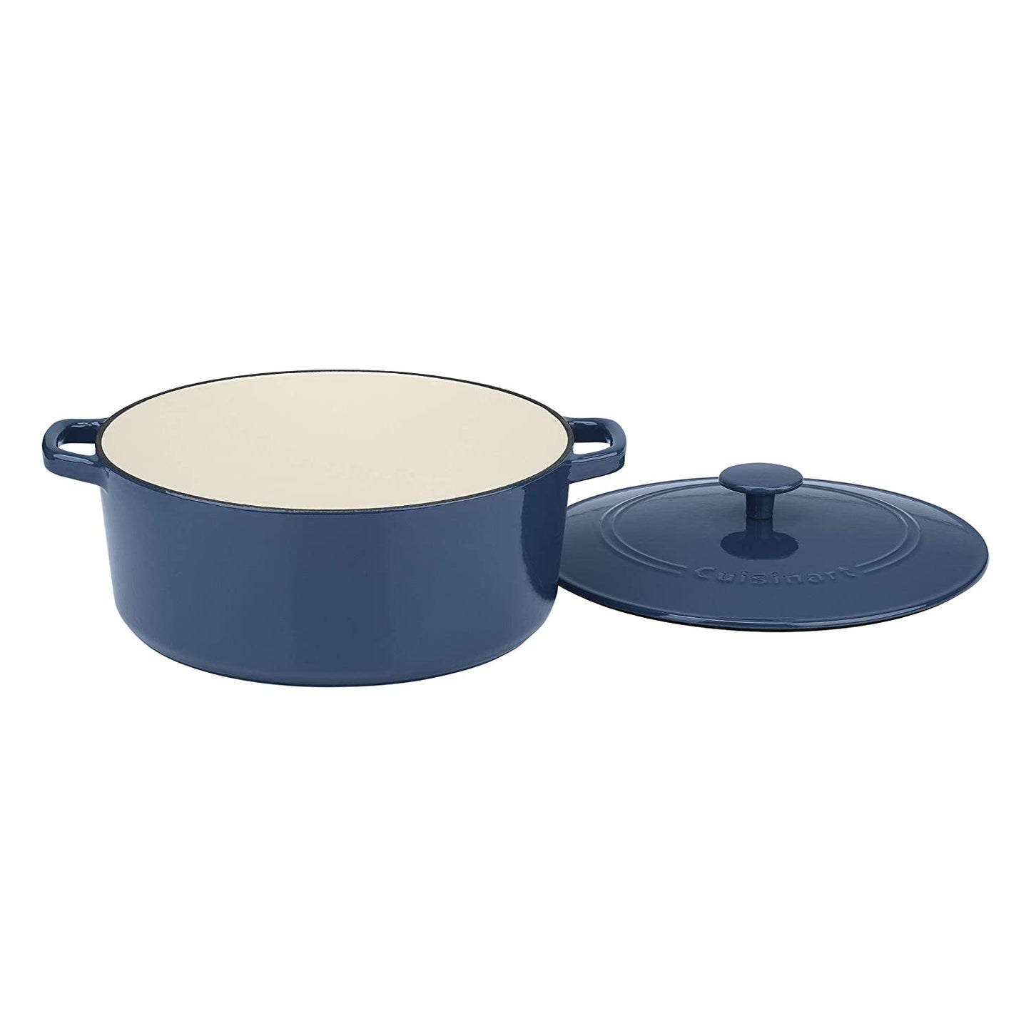 Cuisinart 7 Qt. Round Covered Casserole-Provencal Blue