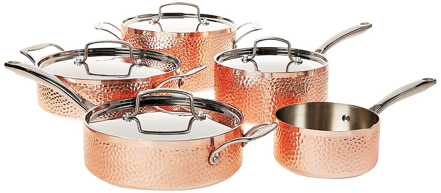 Cuisinart Hammered Collection Cookware 9pc Set